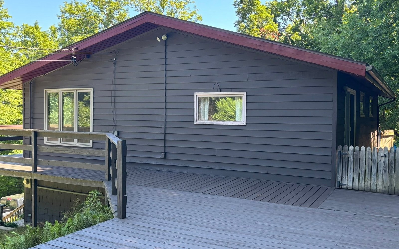 Exterior painting project after