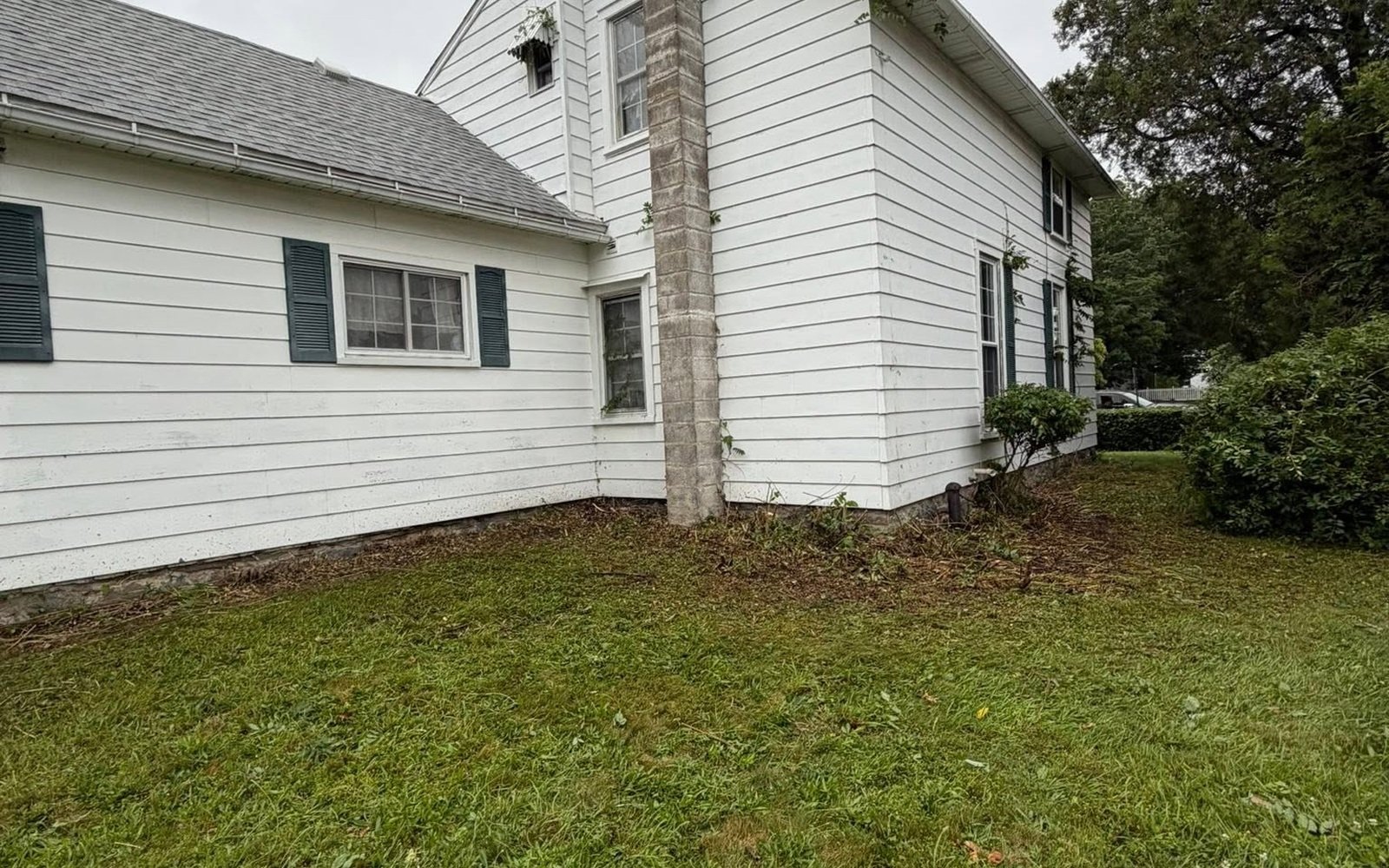 Property after landscaping cleanup