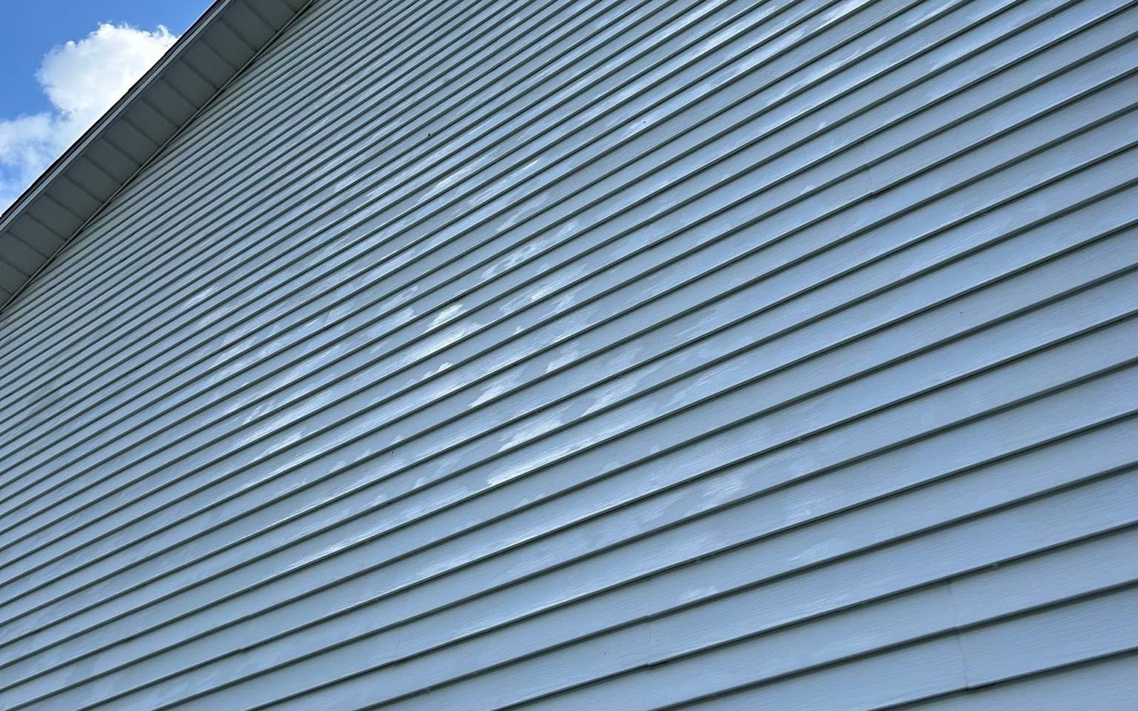 Soft washing project after